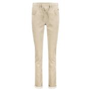 Velvet Tessy Broek Red Button , Beige , Dames