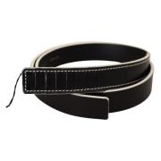 Elegante leren riem met witte accenten Costume National , Black , Dame...