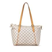 Pre-owned Canvas louis-vuitton-bags Louis Vuitton Vintage , White , Da...