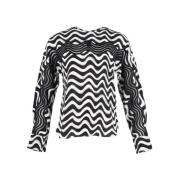 Pre-owned Silk tops Stella McCartney Pre-owned , Black , Dames