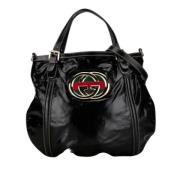 Pre-owned Leather gucci-bags Gucci Vintage , Black , Dames