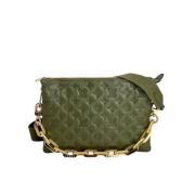 Pre-owned Leather louis-vuitton-bags Louis Vuitton Vintage , Green , D...