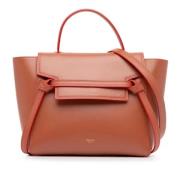 Pre-owned Leather celine-bags Celine Vintage , Brown , Dames