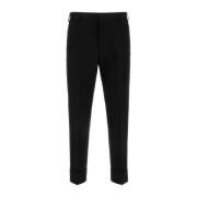 Klassieke Zwarte Katoenen Broek PT Torino , Black , Heren