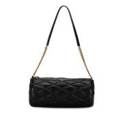 Pre-owned Leather shoulder-bags Yves Saint Laurent Vintage , Black , D...