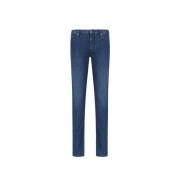 Klassieke Denim Jeans Emporio Armani , Blue , Heren