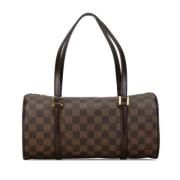 Pre-owned Canvas handbags Louis Vuitton Vintage , Brown , Dames