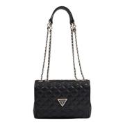 Convertible Flap Tas Herfst/Winter Collectie Guess , Black , Dames