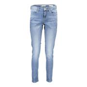 Mid-Rise Skinny Jeans Guess , Blue , Dames