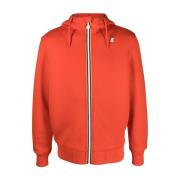 Orange Pumpkin Rainer Spacer Sweatshirt K-Way , Orange , Heren