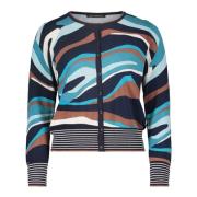 Glamour Striped Knit Jacket Betty Barclay , Multicolor , Dames