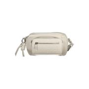 Witte Handtas met Afneembare Schouderband Desigual , White , Dames