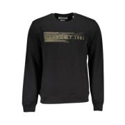 Slim Fit Sweatshirt van Geborsteld Katoen Guess , Black , Heren