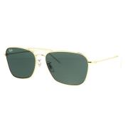 Reverse Unisex Zonnebril Goud Groen Ray-Ban , Yellow , Unisex