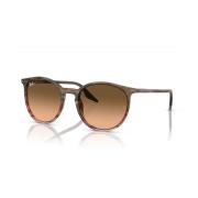 Ronde zonnebril bruin met roze lenzen Ray-Ban , Brown , Unisex