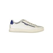 Witte Polyester Sneaker met Veters Hugo Boss , White , Heren