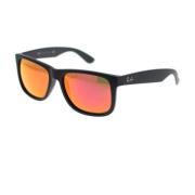 Justin Zonnebril Stijlvolle Verlooplenzen Ray-Ban , Black , Unisex