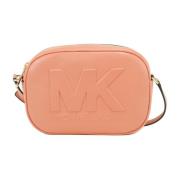 Ovale Camera Crossbody Tas Sherbert Michael Kors , Pink , Dames