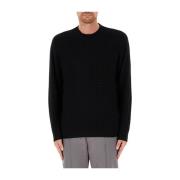 Crew Neck Sweater Armani Exchange , Black , Heren