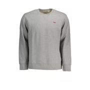 Grijs Logo Sweatshirt Klassieke Stijl Levi's , Gray , Heren