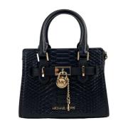 Zwarte Slang Crossbody Tas Portemonnee Michael Kors , Black , Dames