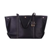 Zwarte Logo Voorkant Tas Ralph Lauren , Black , Dames