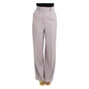 Elegante hoge taille grijze broek Roberto Cavalli , Gray , Dames