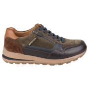 Groen Bruine Vetersneaker Mephisto , Multicolor , Heren