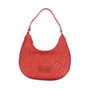 Rode Handtas met Verstelbare Schouderband Love Moschino , Red , Dames