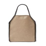 Ketting Tote Tas in Licht Khaki Stella McCartney , Beige , Dames