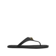 Zwarte Medusa Head Sandalen Versace , Black , Dames