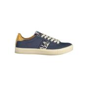 Blauwe Contrast Sneakers voor Moderne Stijl Napapijri , Blue , Heren