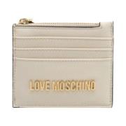 Kaarthouder Portemonnee Love Moschino , White , Dames