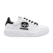 Dames Lage Sneakers Love Moschino , White , Dames