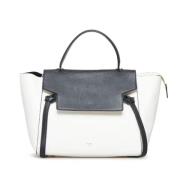 Pre-owned Leather celine-bags Celine Vintage , White , Dames