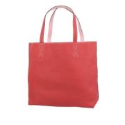 Pre-owned Leather totes Hermès Vintage , Red , Dames