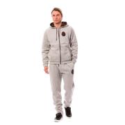 Elegant grijs katoenen sweatuit ensemble Billionaire , Gray , Dames