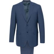 Klassiek Wollen Pak Canali , Blue , Heren