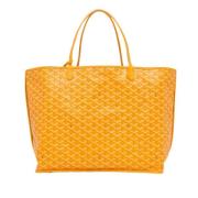 Pre-owned Fabric totes Goyard Vintage , Yellow , Dames