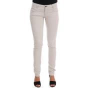 Witte Slim-Fit Stretch Jeans Costume National , White , Dames