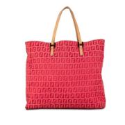 Pre-owned Canvas totes Fendi Vintage , Pink , Dames