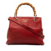 Pre-owned Leather gucci-bags Gucci Vintage , Red , Dames