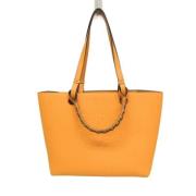 Pre-owned Leather totes Loewe Pre-owned , Yellow , Dames