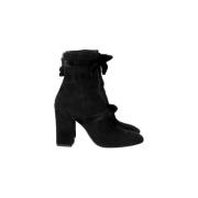 Pre-owned Suede boots Alexandre Birman Pre-owned , Black , Dames