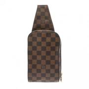 Pre-owned Fabric shoulder-bags Louis Vuitton Vintage , Brown , Dames