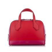 Pre-owned Leather louis-vuitton-bags Louis Vuitton Vintage , Red , Dam...