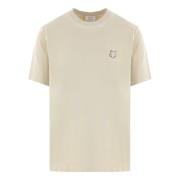 Bold Fox Head Jersey T-shirt Maison Kitsuné , Beige , Heren