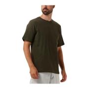 Heren Polo & T-shirt Structuur Tee Anerkjendt , Green , Heren