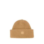 Ultrafijne Merinos Kasjmier Wol Beanie Kameel A.p.c. , Brown , Unisex