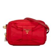 Pre-owned Nylon prada-bags Prada Vintage , Red , Dames